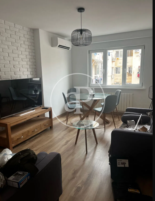 Living room of Flat to rent in  Valencia Capital  with Air Conditioner, Heating and Furnished