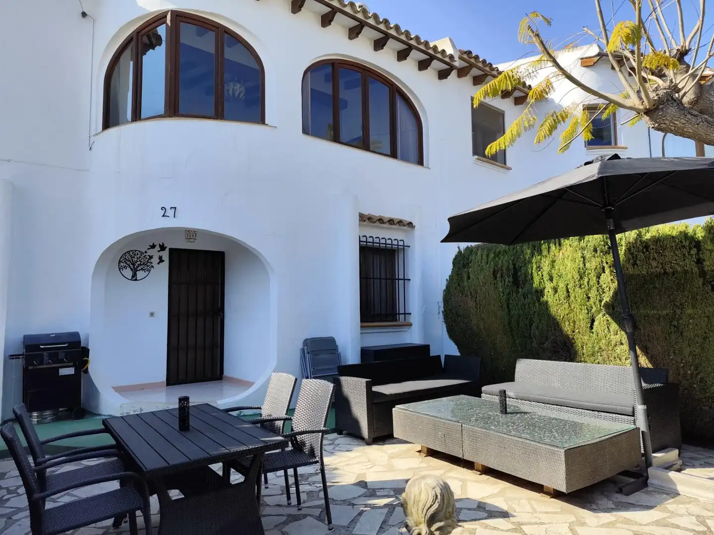 Terraza de Casa o chalet de alquiler en Calpe / Calp con Aire acondicionado, Calefacción y Terraza