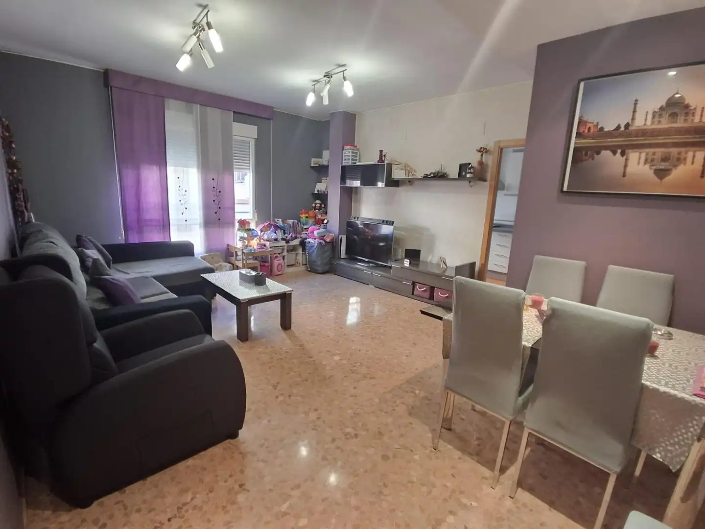 Sala de estar de Piso en venta en Alzira