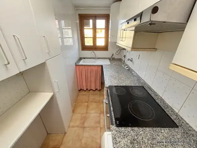 Kitchen of Flat for sale in Alboraya  with Air Conditioner, Private garden and Oven