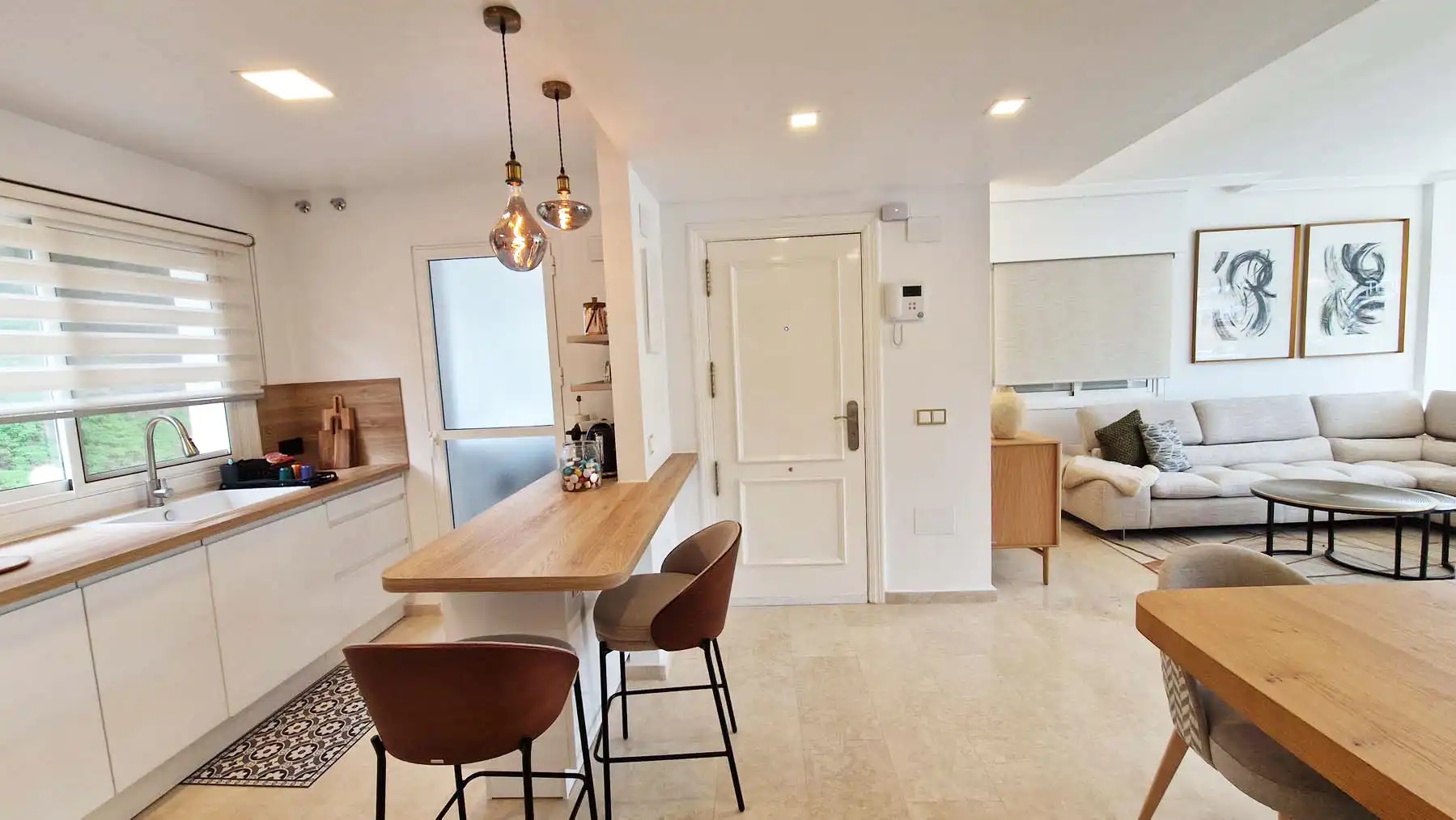 Cocina de Ático en venta en Benalmádena con Aire acondicionado, Calefacción y Terraza