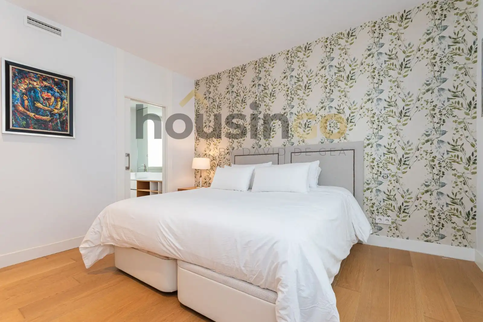 Schlafzimmer von Wohnung zur Miete in Madrid mit Klimaanlage, Heizung und Abstellraum