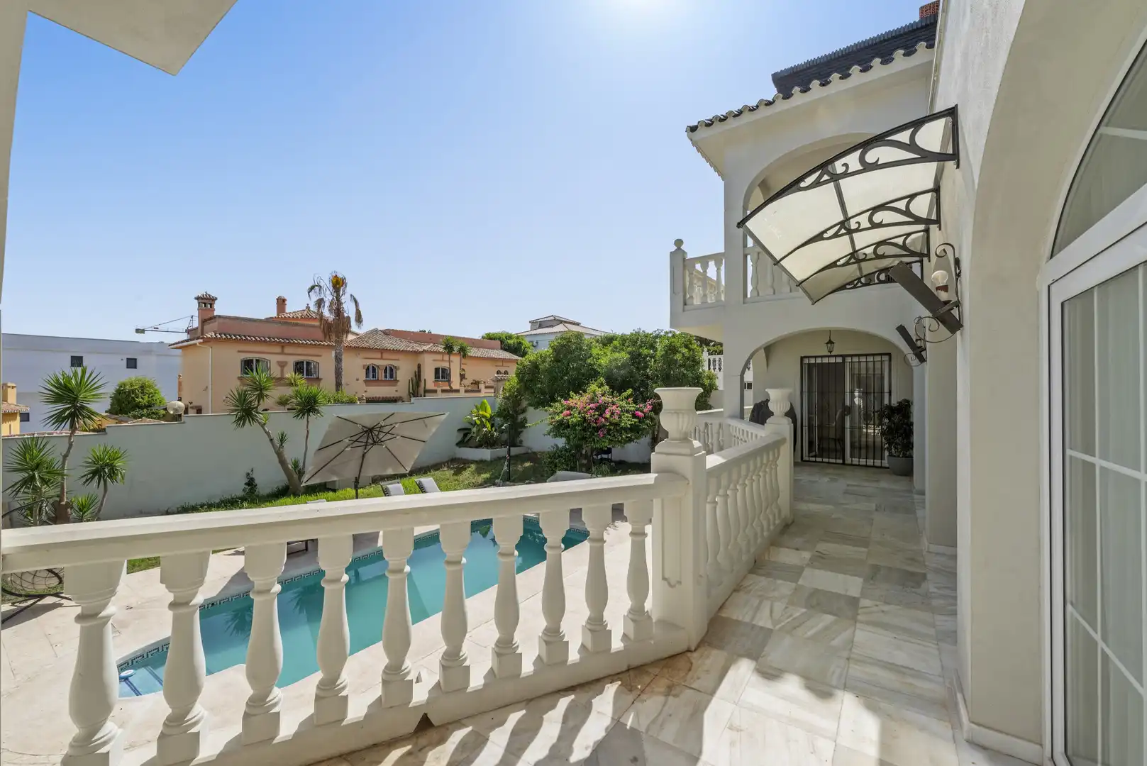 Exterior view of Houses for sale in Mijas  with Air Conditioner, Private garden and Terrace
