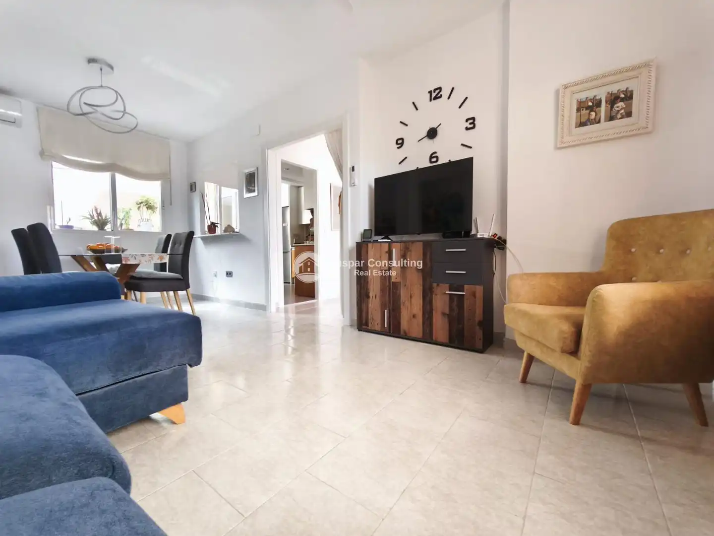 Sala de estar de Casa adosada en venta en San Pedro del Pinatar con Aire acondicionado, Calefacción y Terraza