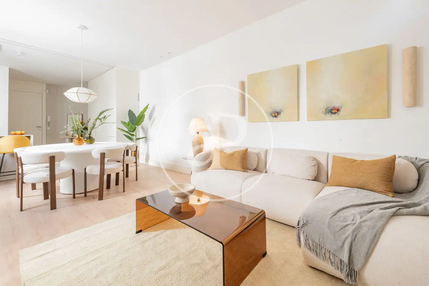 Wohnzimmer von Wohnung zum Verkauf in Madrid mit Klimaanlage, Heizung und Möbliert