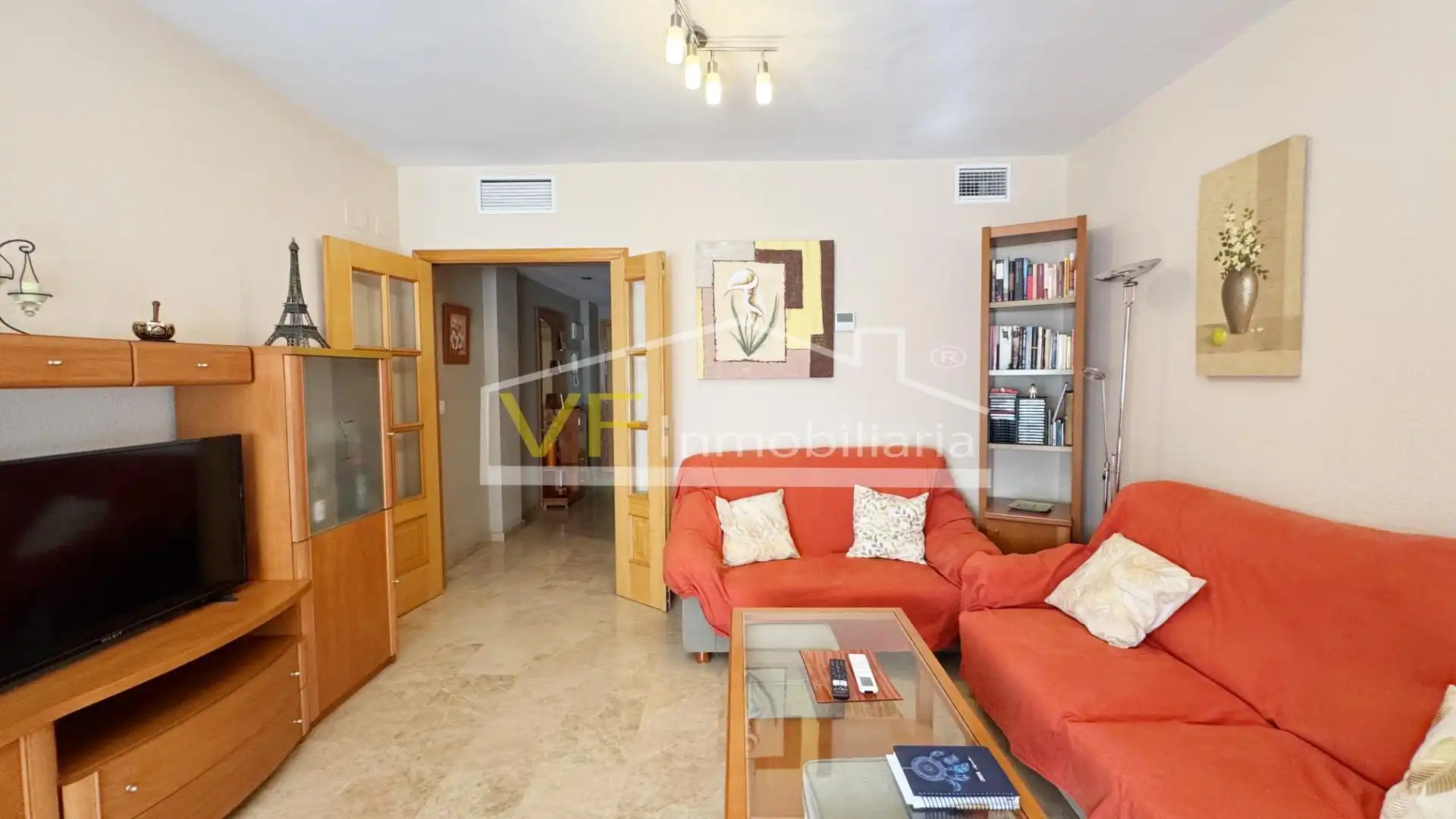 Sala de estar de Piso en venta en Málaga con Aire acondicionado, Jardín privado y Terraza