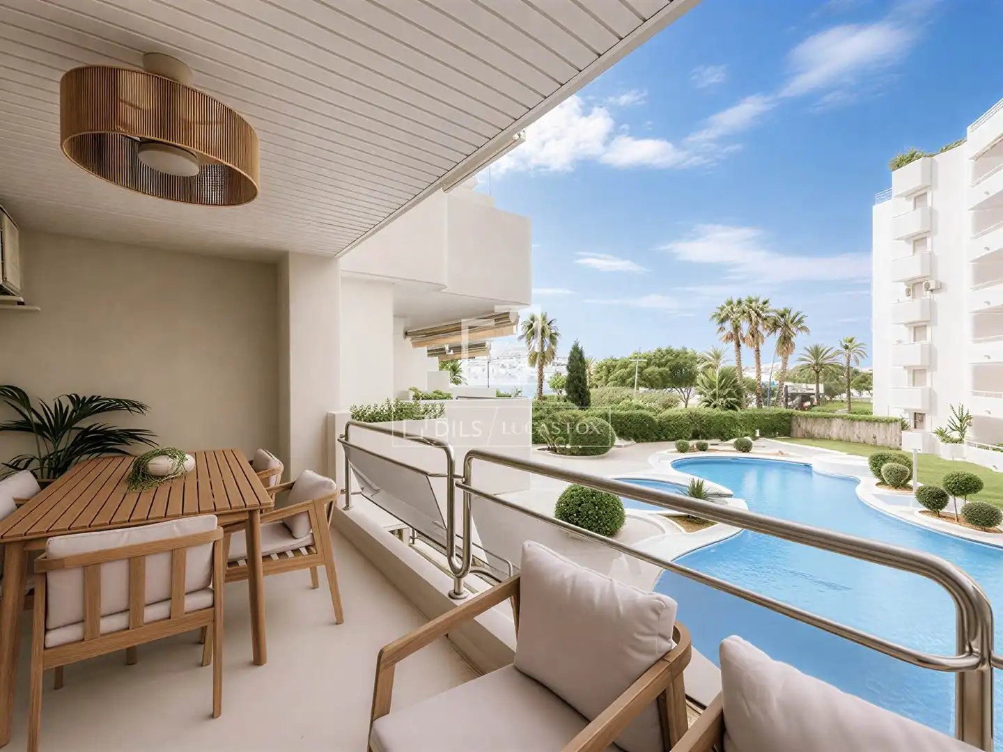 Außenansicht von Wohnung zum Verkauf in Eivissa mit Klimaanlage, Heizung und Privatgarten