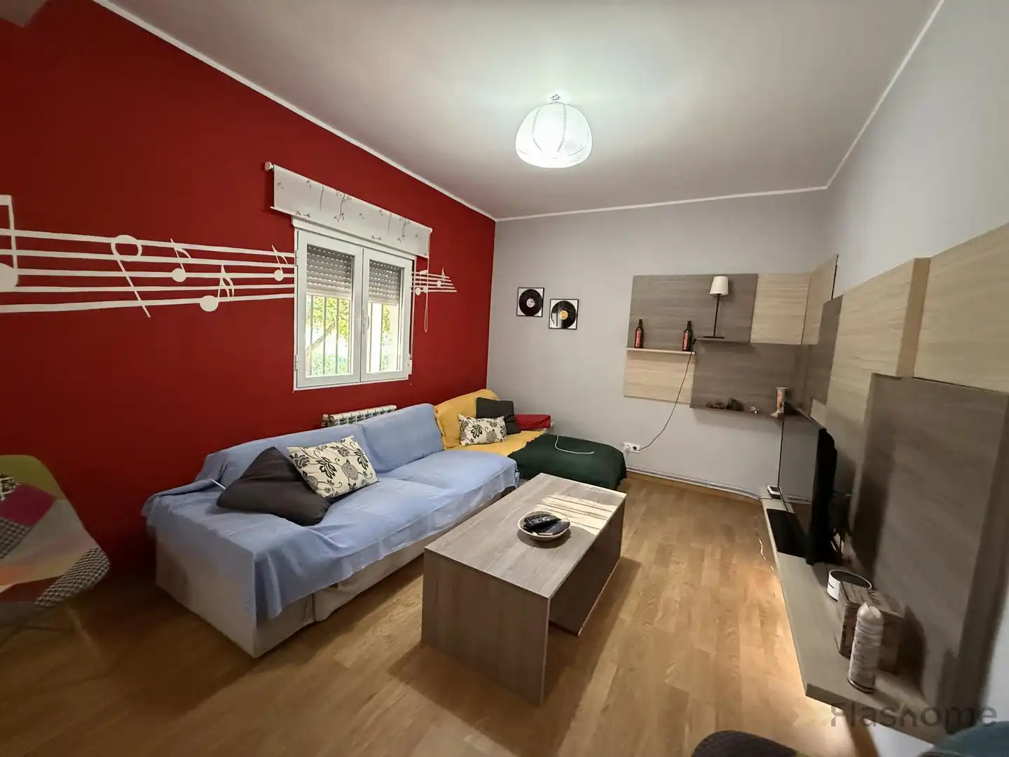 Sala de estar de Casa o chalet en venta en Santa Amalia con Aire acondicionado, Piscina y Amueblado