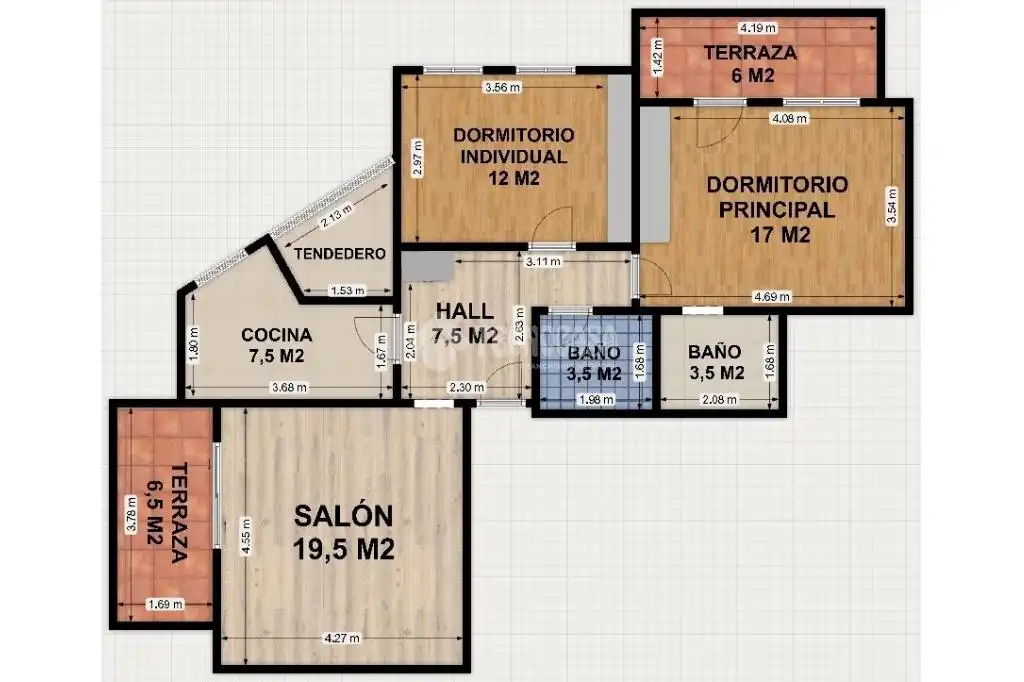 Flat for sale in Getafe  with Air Conditioner, Heating and Terrace