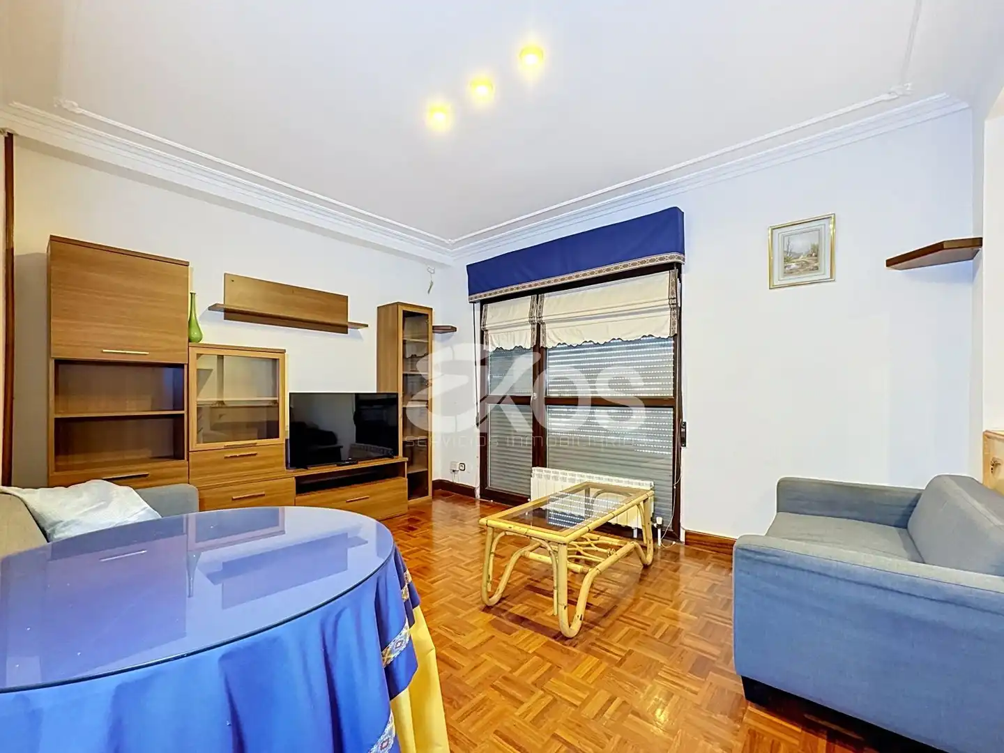 Sala de estar de Piso de alquiler en Arrasate / Mondragón con Aire acondicionado, Calefacción y Amueblado
