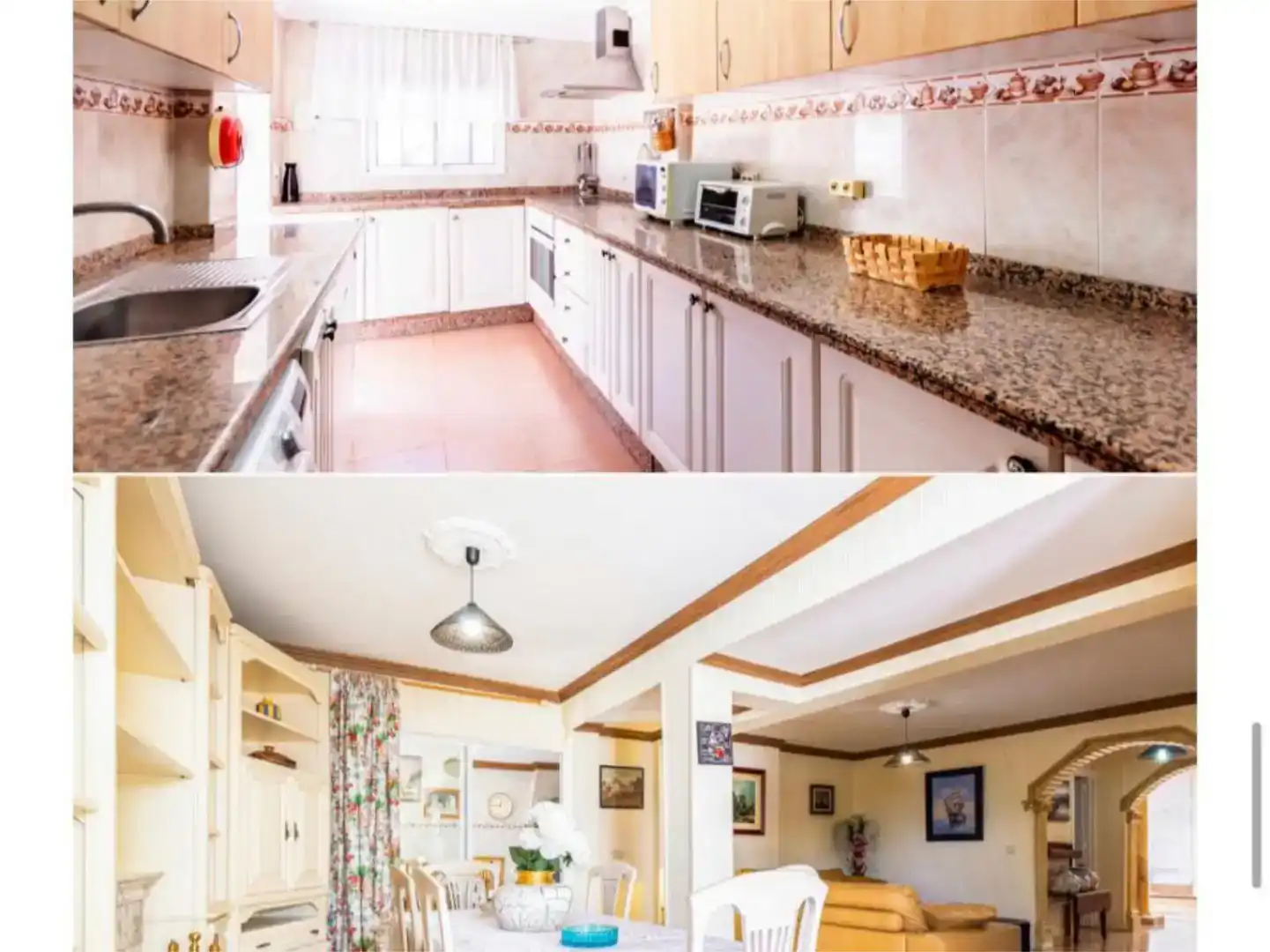 Cuina de Casa o xalet de lloguer en Marbella amb Aire condicionat i Piscina