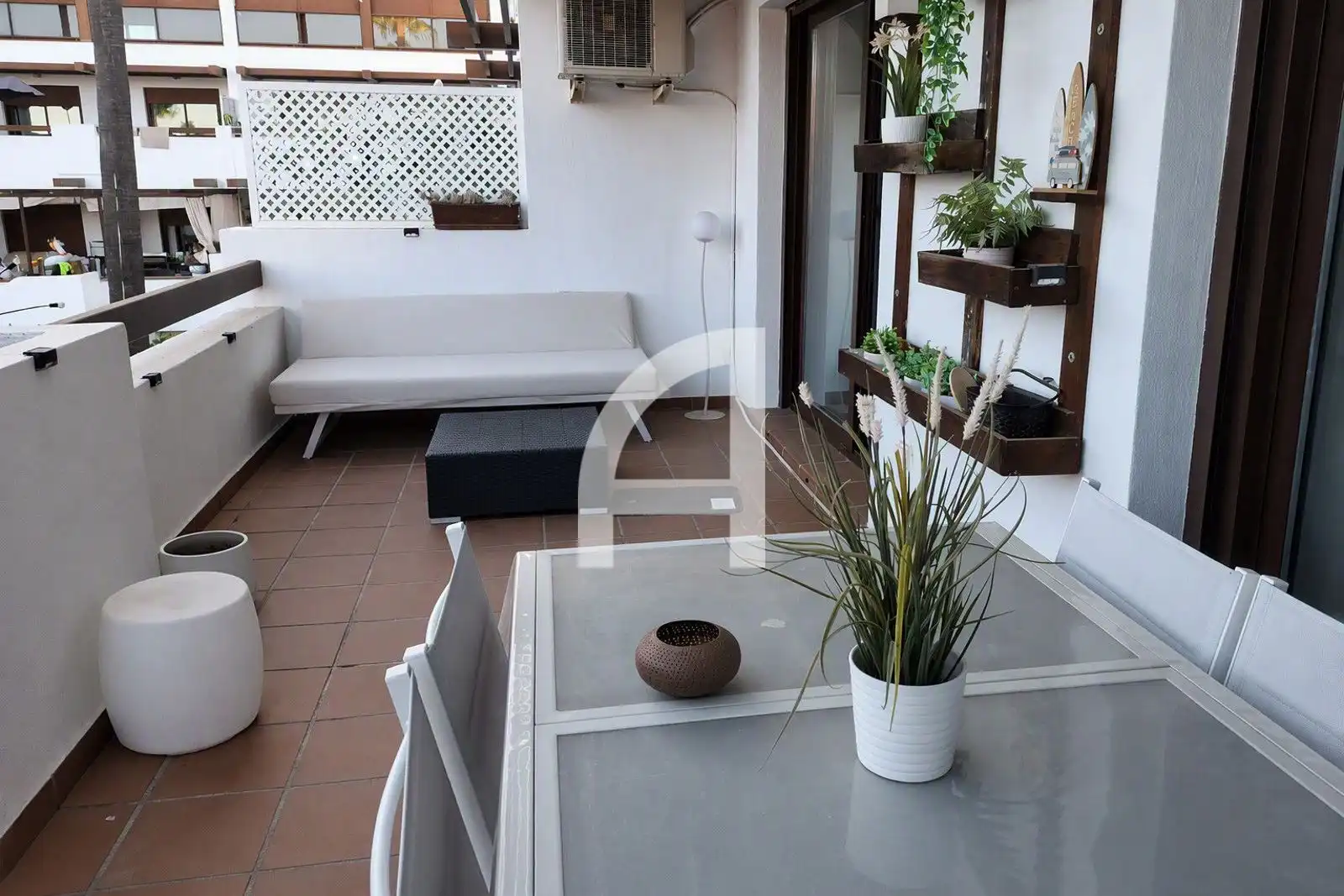 Balcony of Flat for rent in Mijas  with Air Conditioner, Heating and Terrace