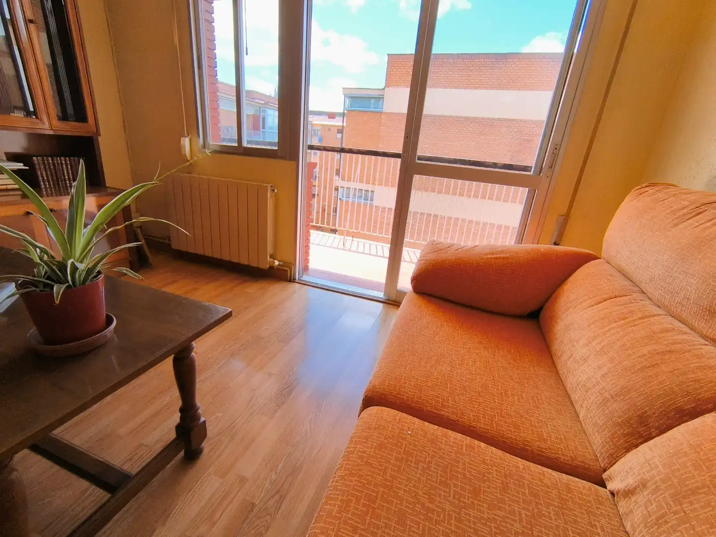 Balcony of Flat for sale in Palencia  with Heating, Parquet flooring and Terrace