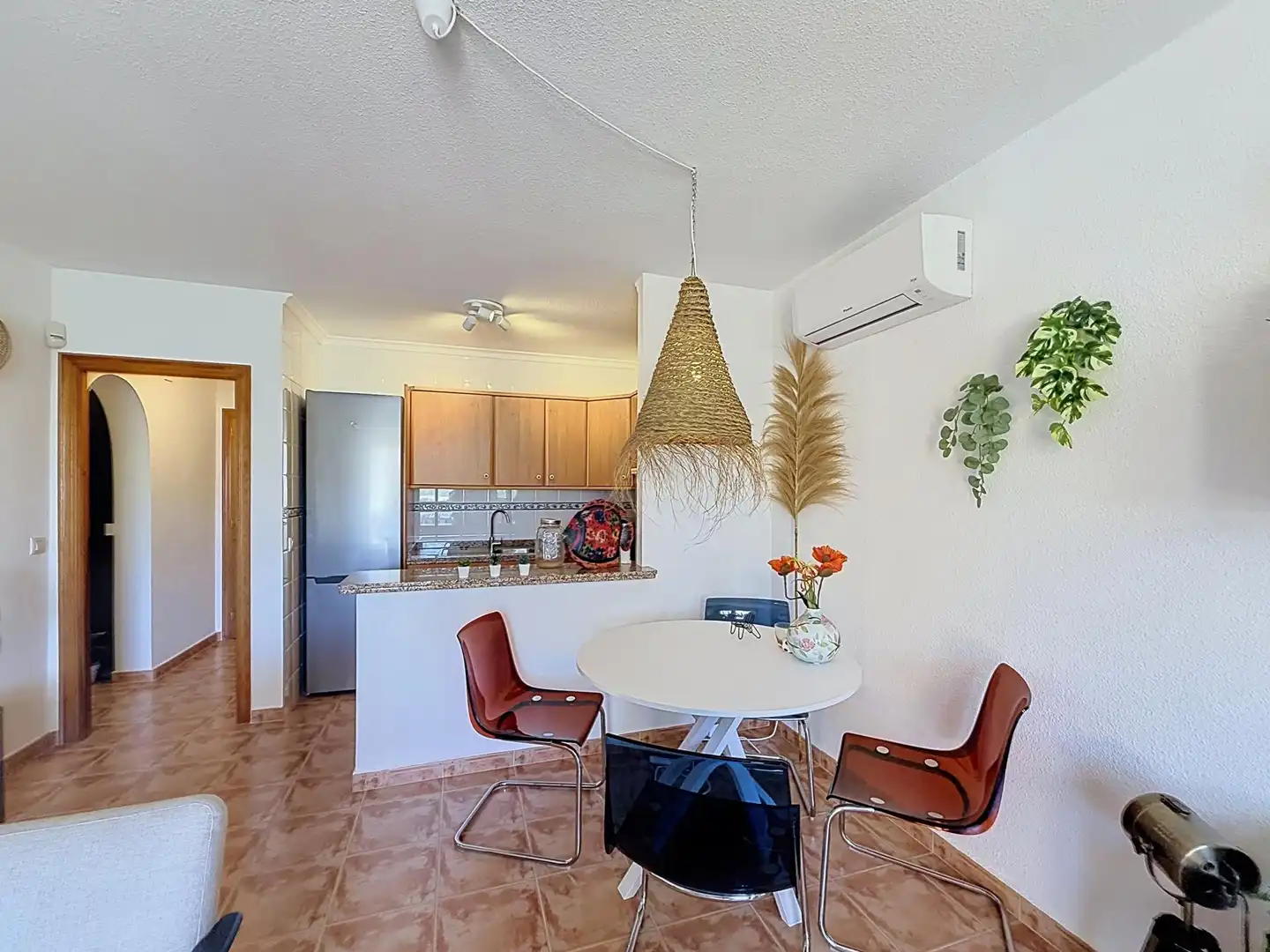 Menjador de Apartament en venda en Benitachell / El Poble Nou de Benitatxell amb Aire condicionat, Calefacció i Terrassa