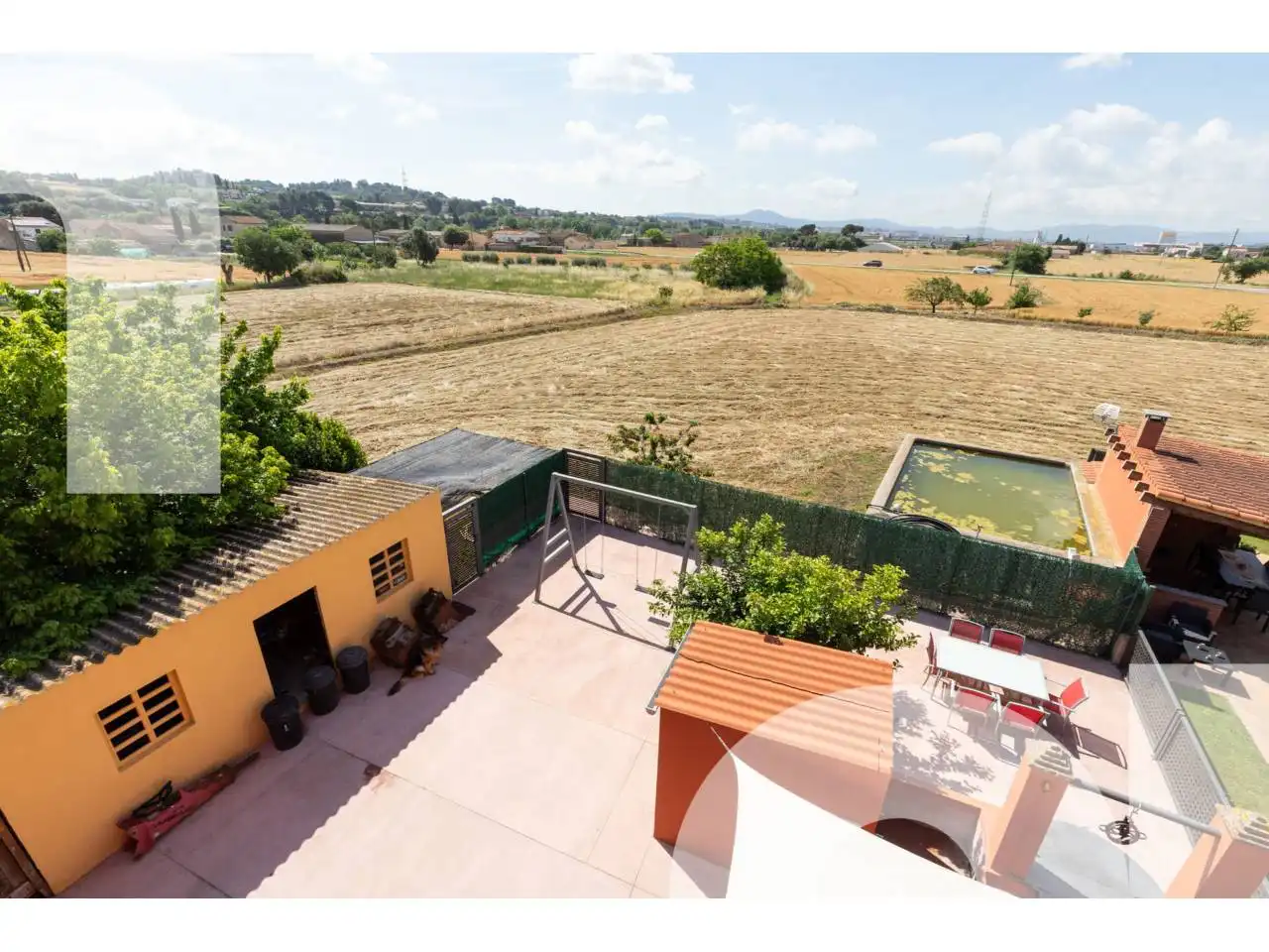 Garden of Country homes for sale in Les Franqueses del Vallès  with Air Conditioner, Heating and Private garden