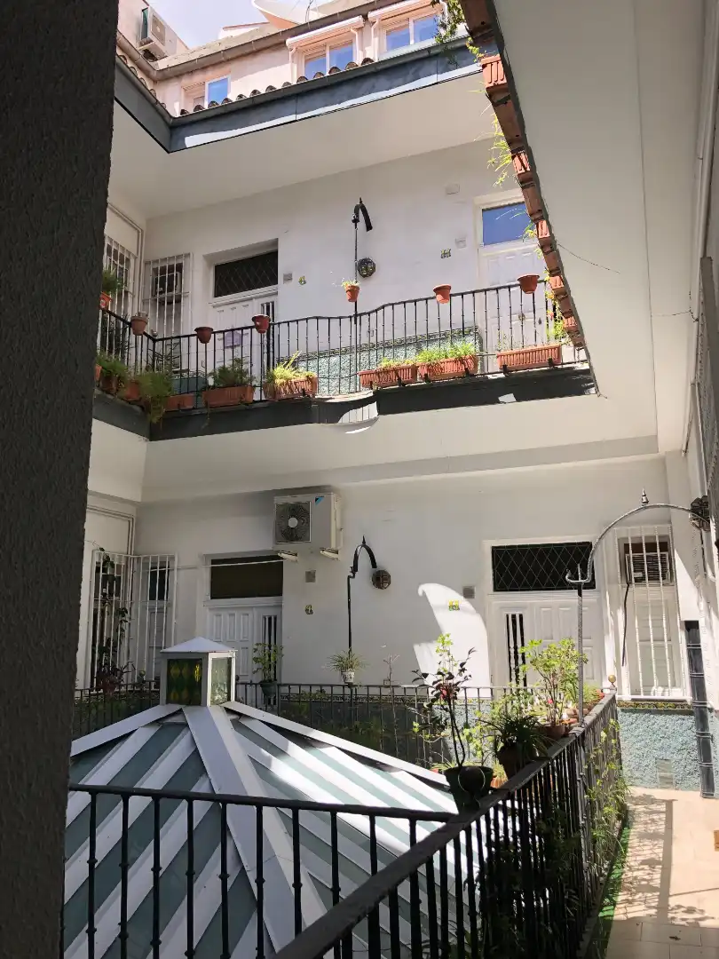 Terrasse von Maisonette zur Miete in Madrid mit Klimaanlage, Heizung und Parkett