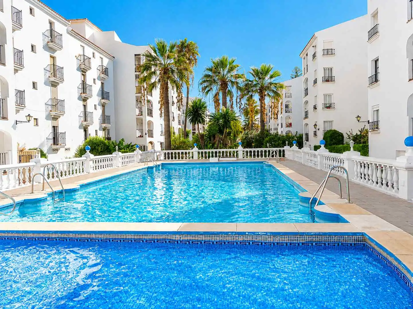 Swimming pool of Apartments for sale in Manilva  with Terrace and Community pool