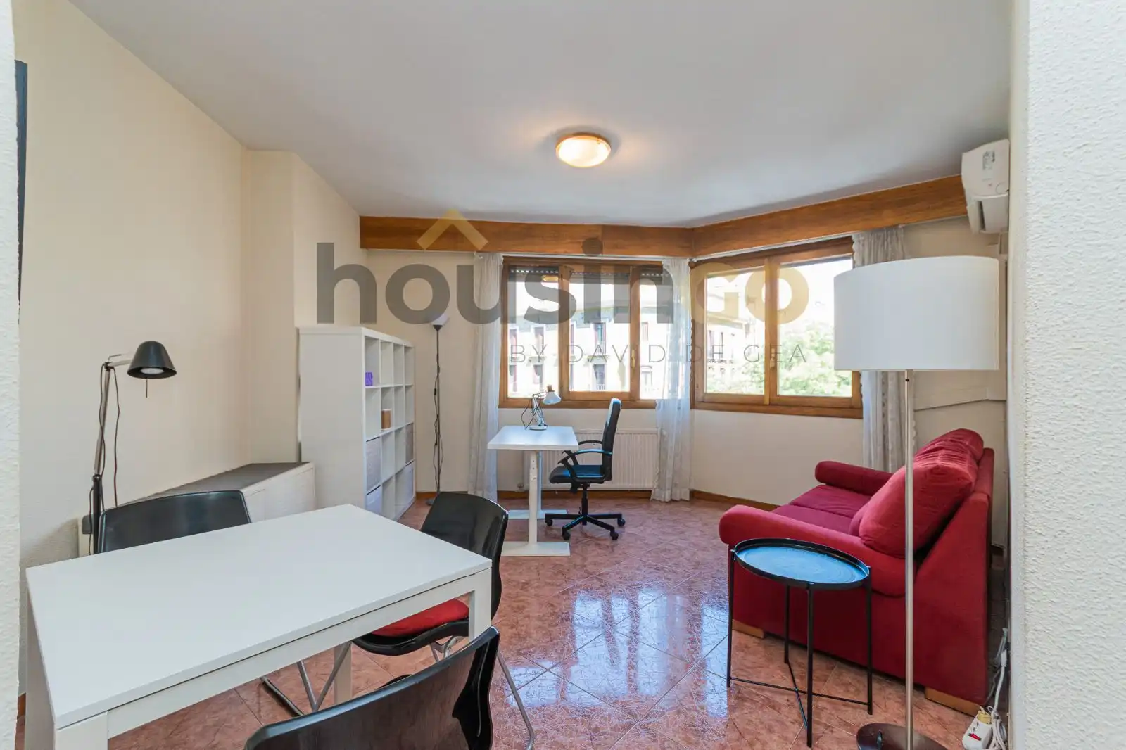 Wohnzimmer von Wohnung zur Miete in Madrid mit Klimaanlage, Heizung und Möbliert