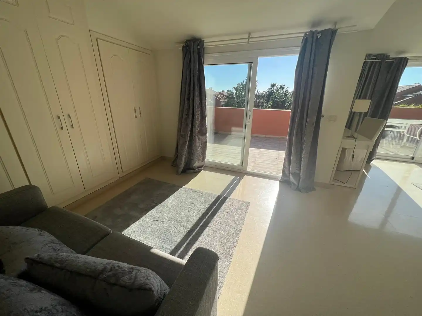 Bedroom of Attic for rent in Marbella  with Air Conditioner, Terrace and Swimming Pool