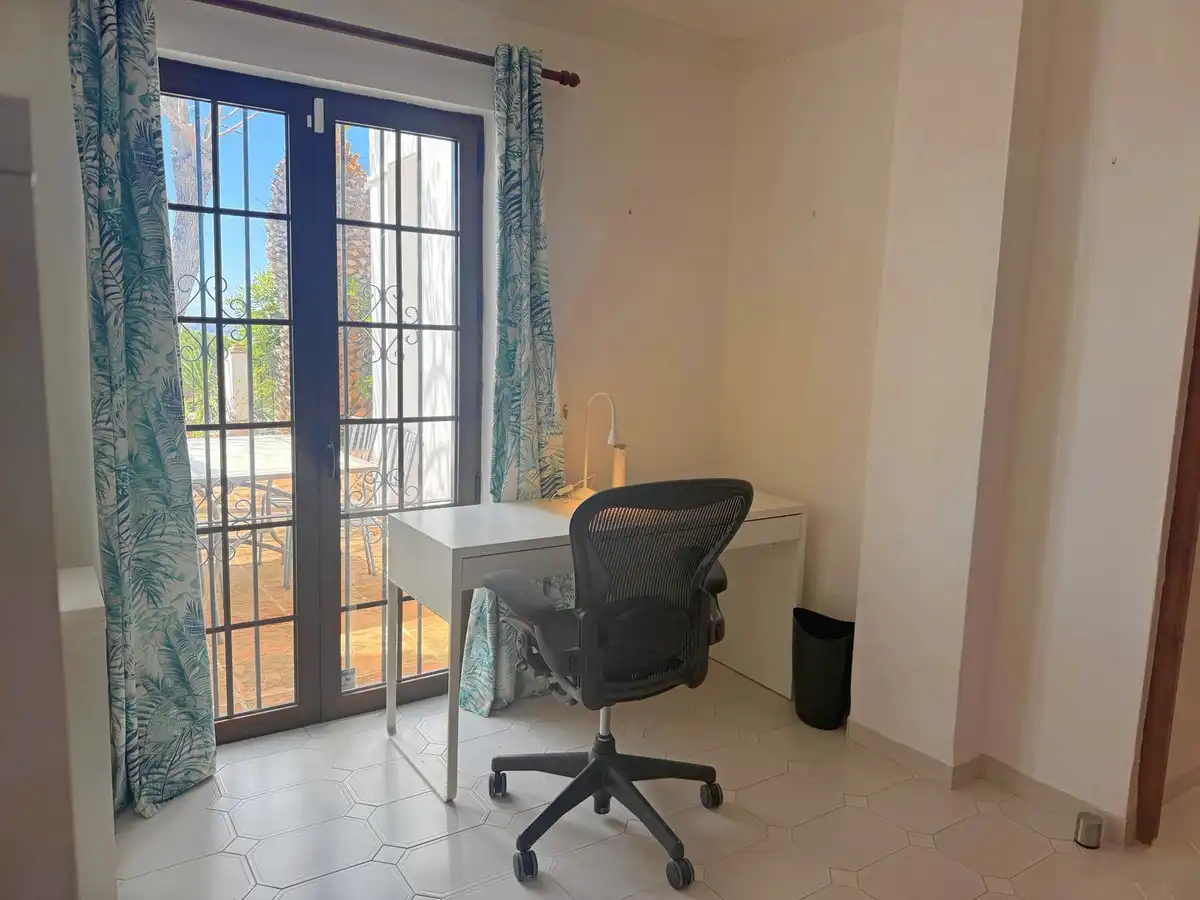 Terraza de Casa adosada en venta en Mijas con Aire acondicionado, Calefacción y Jardín privado