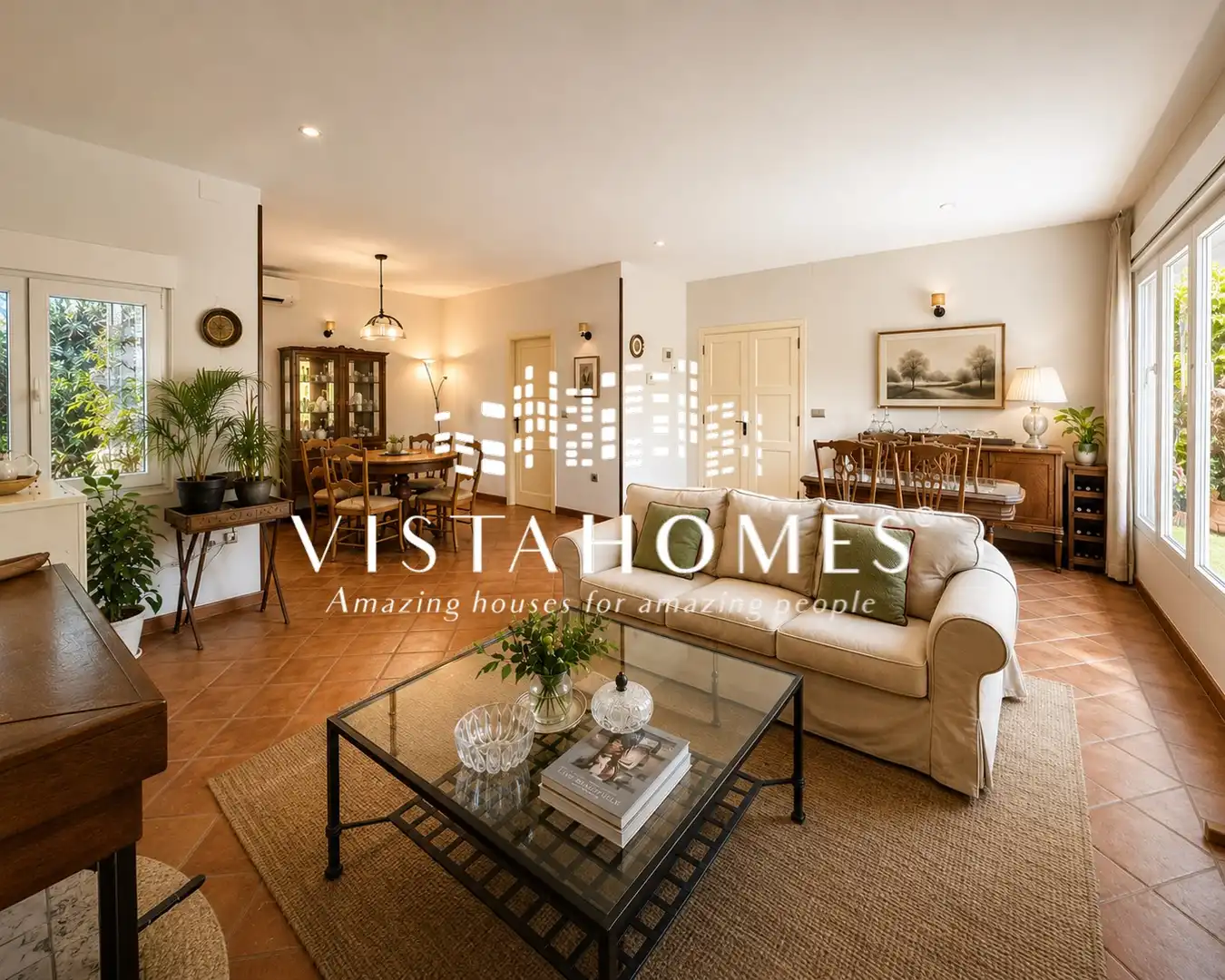 Sala de estar de Casa o chalet en venta en San Agustín del Guadalix con Aire acondicionado, Calefacción y Jardín privado