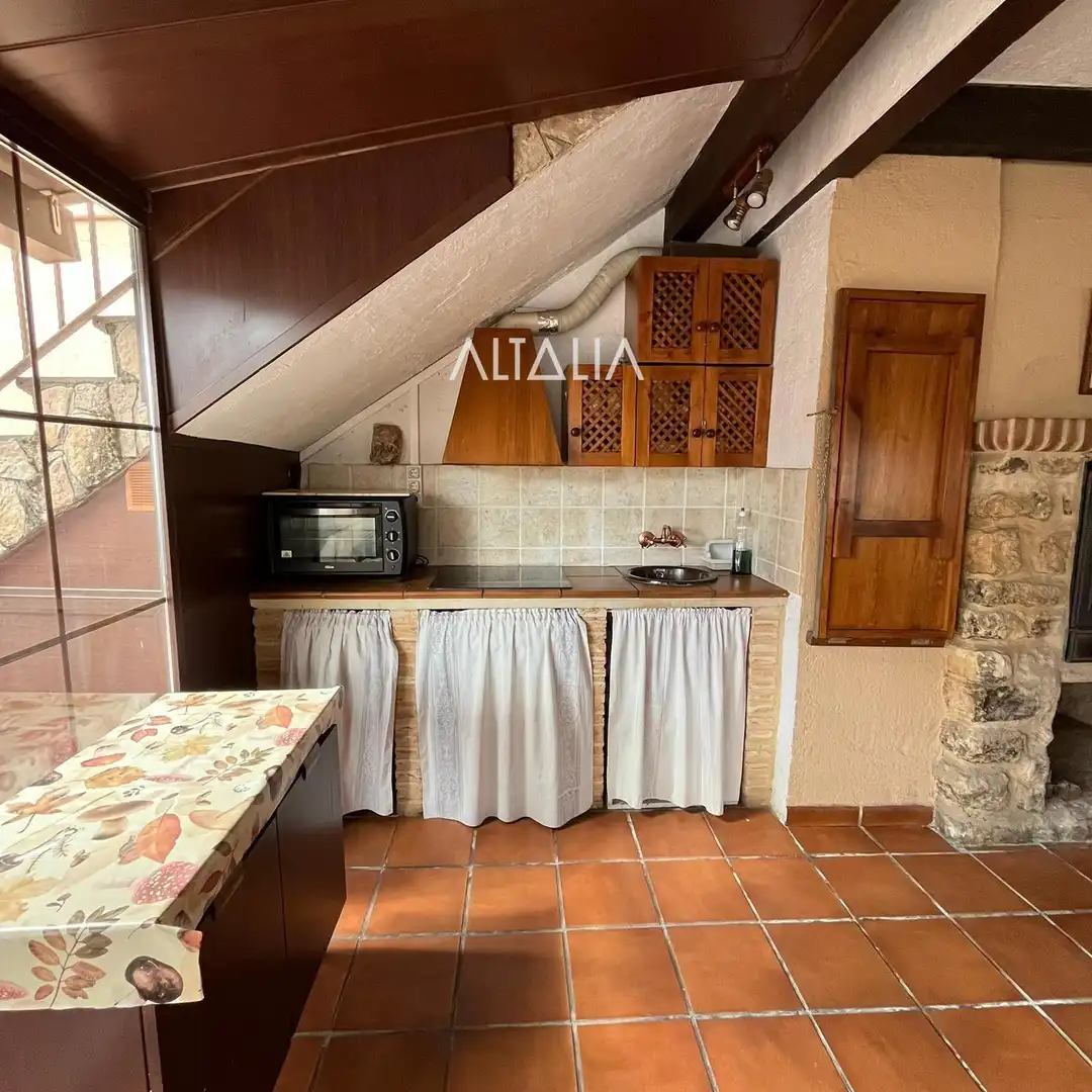 Cocina de Casa o chalet en venta en Villar de Olalla con Terraza y Amueblado