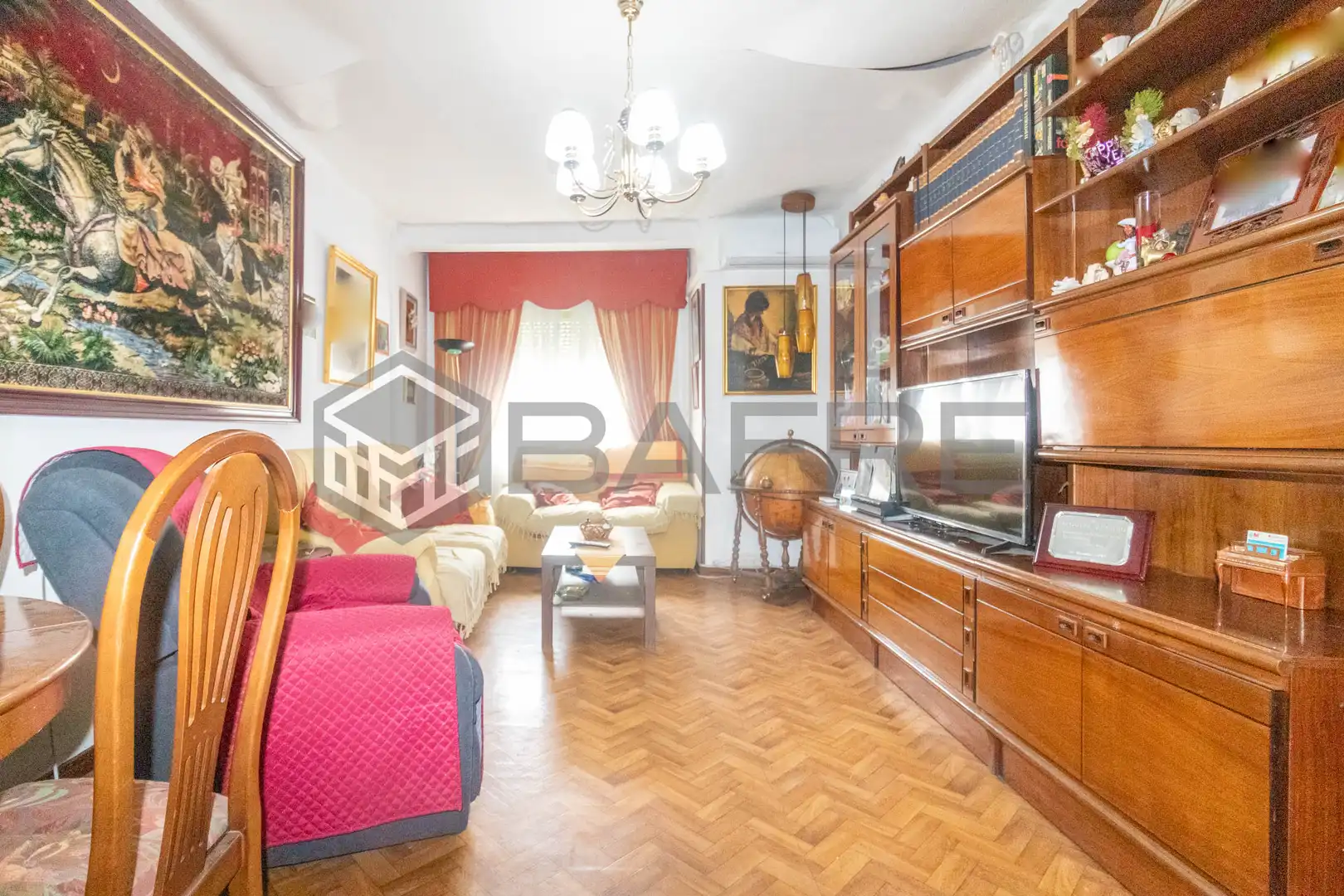 Sala de estar de Piso en venta en Madrid con Aire acondicionado y Balcón