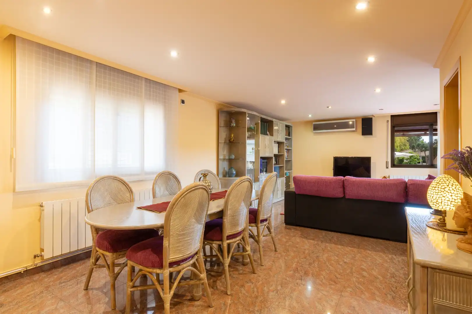 Living room of Houses for sale in Viladecavalls  with Air Conditioner, Heating and Private garden