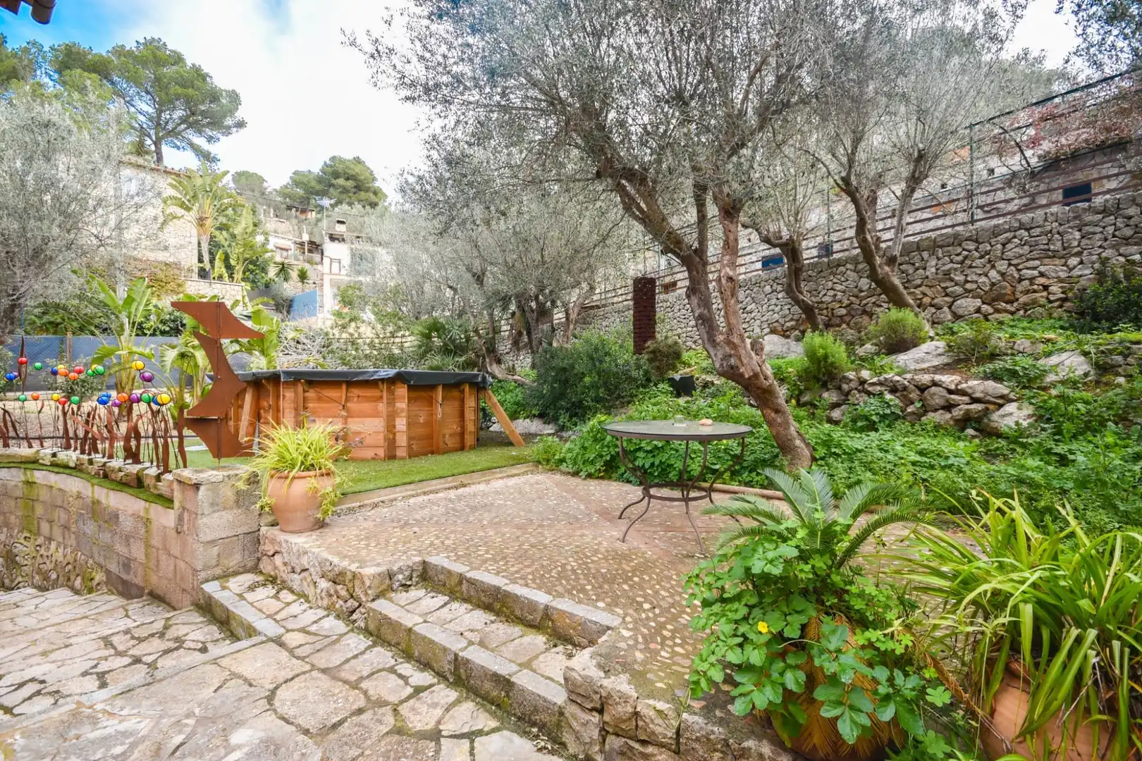 Jardí de Finca rústica en venda en Puigpunyent amb Aire condicionat, Calefacció i Terrassa