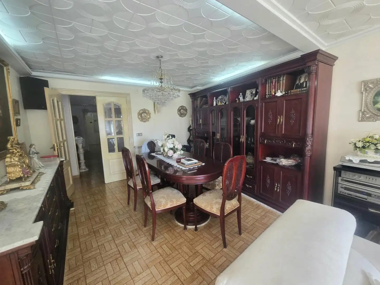 Dining room of Flat for sale in  Palma de Mallorca  with Heating, Furnished and Balcony