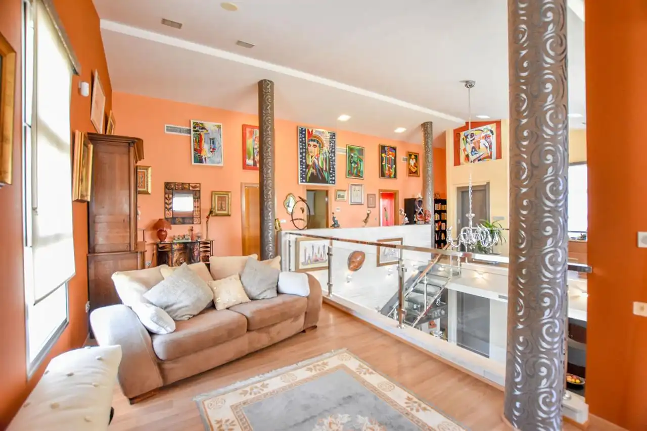 Sala de estar de Casa o chalet en venta en Águilas con Aire acondicionado, Jardín privado y Trastero
