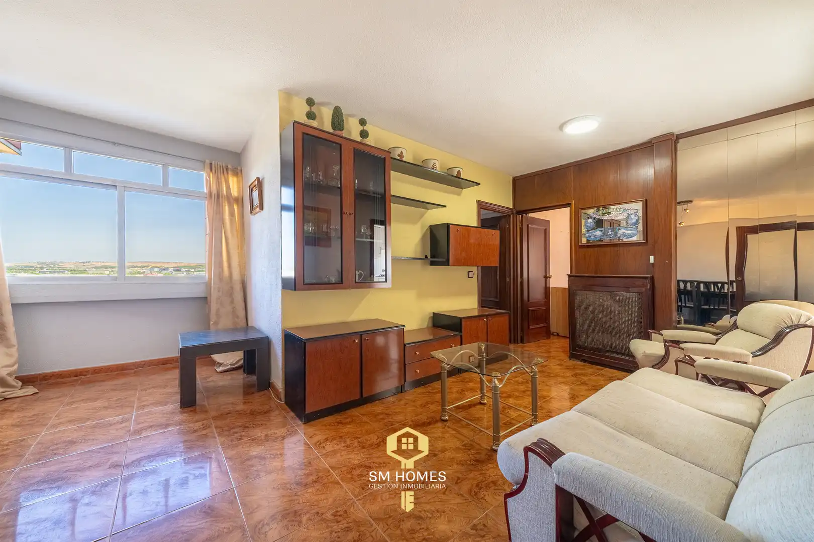 Sala de estar de Piso en venta en Coslada con Aire acondicionado, Calefacción y Amueblado