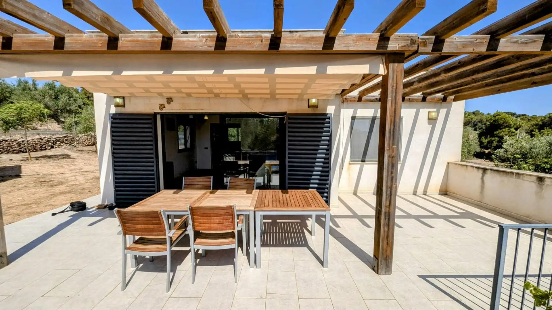 Terrassa de Finca rústica en venda en El Perelló amb Jardí privat, Terrassa i Traster