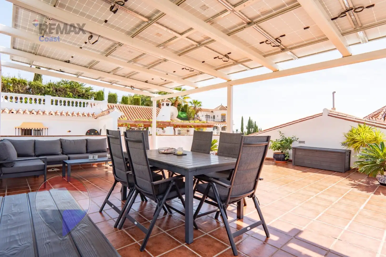 Terrassa de Casa o xalet en venda en Benajarafe