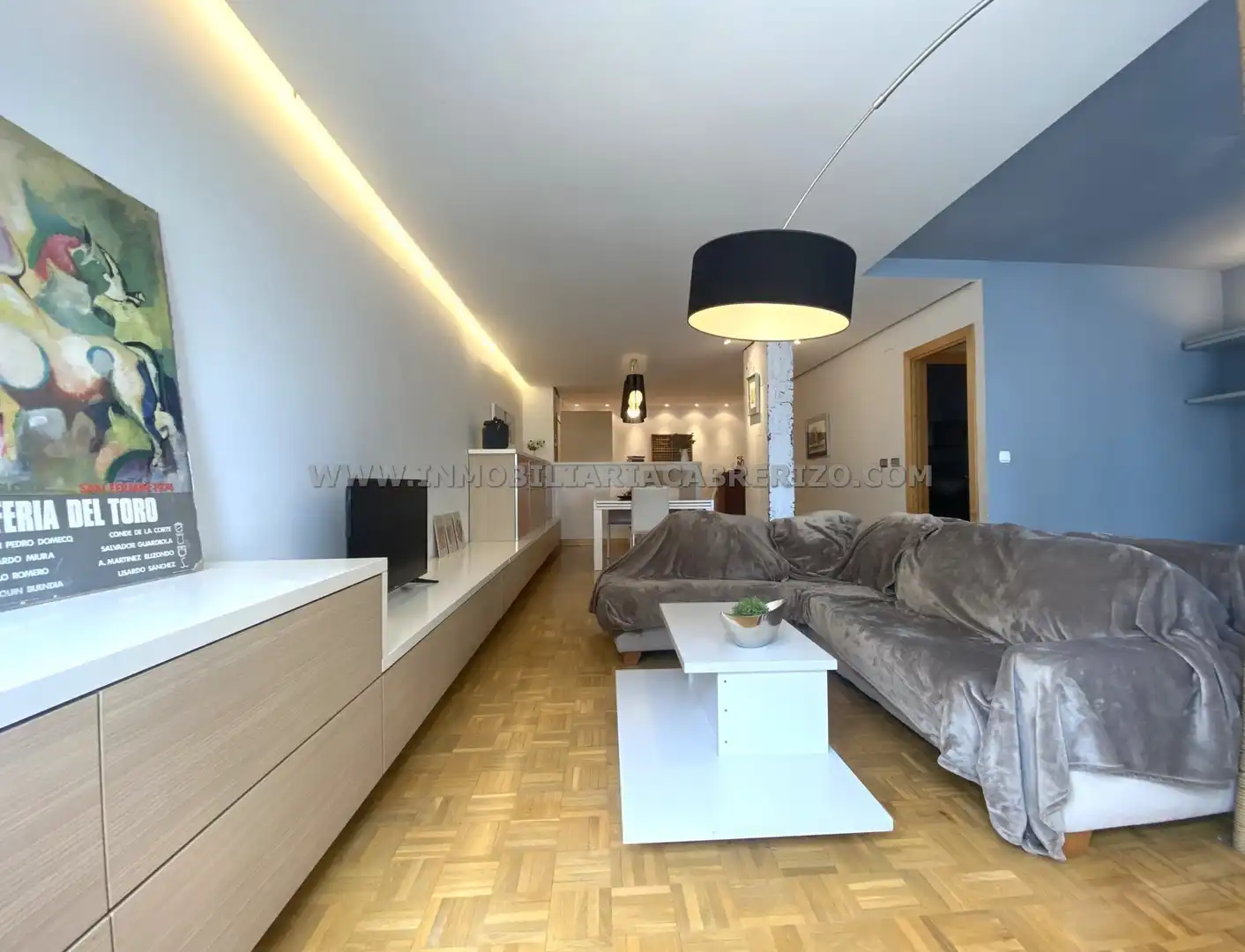 Sala de estar de Piso en venta en Barañáin / Barañain con Calefacción, Parquet y Horno