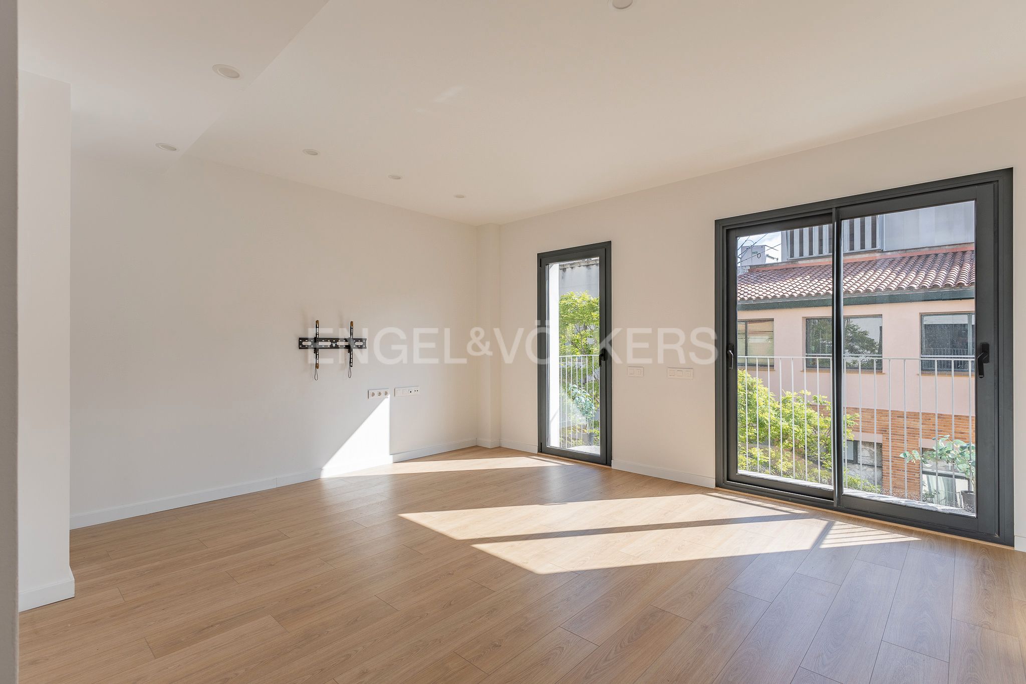 Sala d'estar de Àtic en venda en Sant Cugat del Vallès amb Aire condicionat, Calefacció i Terrassa