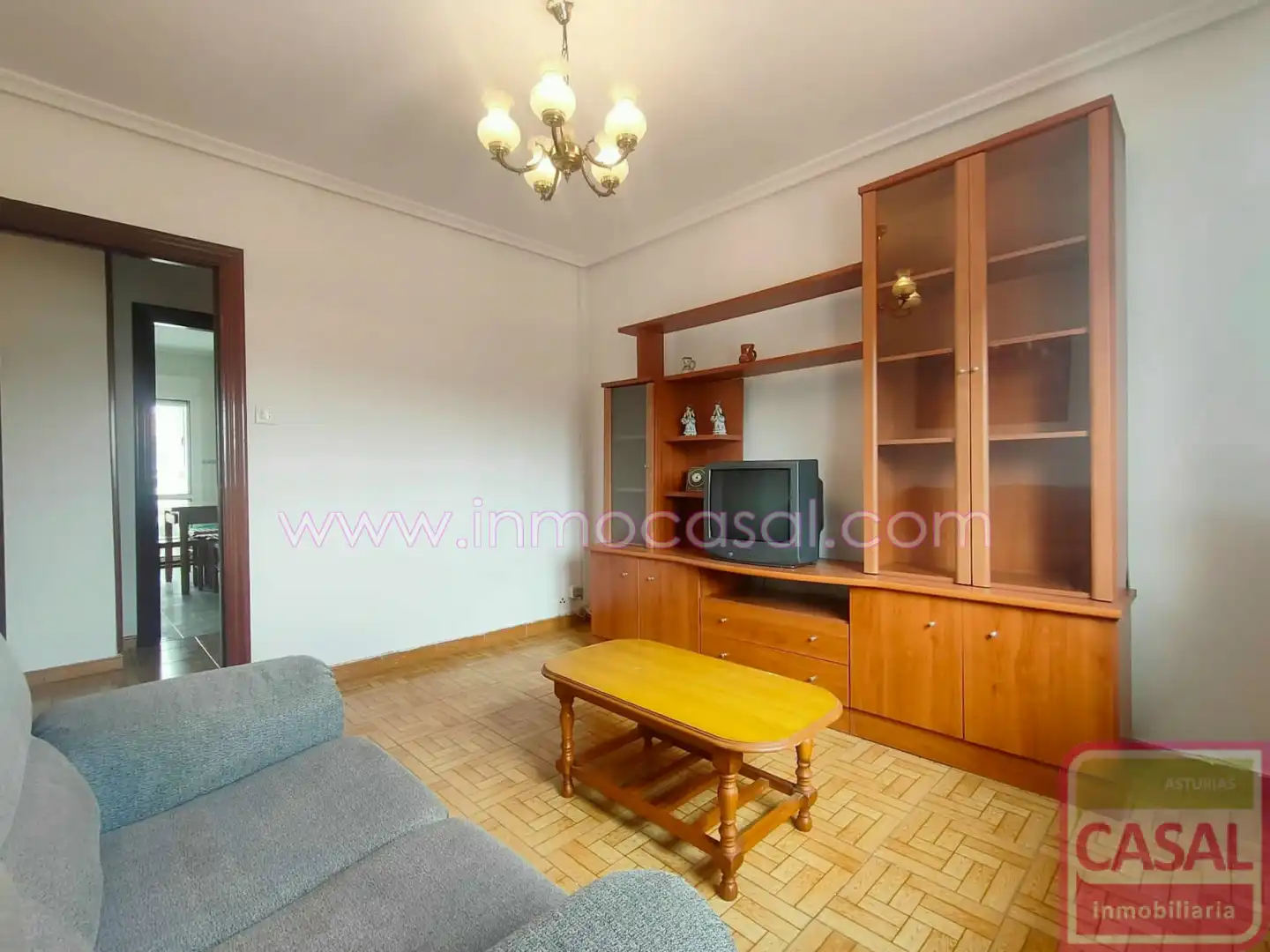 Sala de estar de Piso en venta en Castrillón con Calefacción y Terraza
