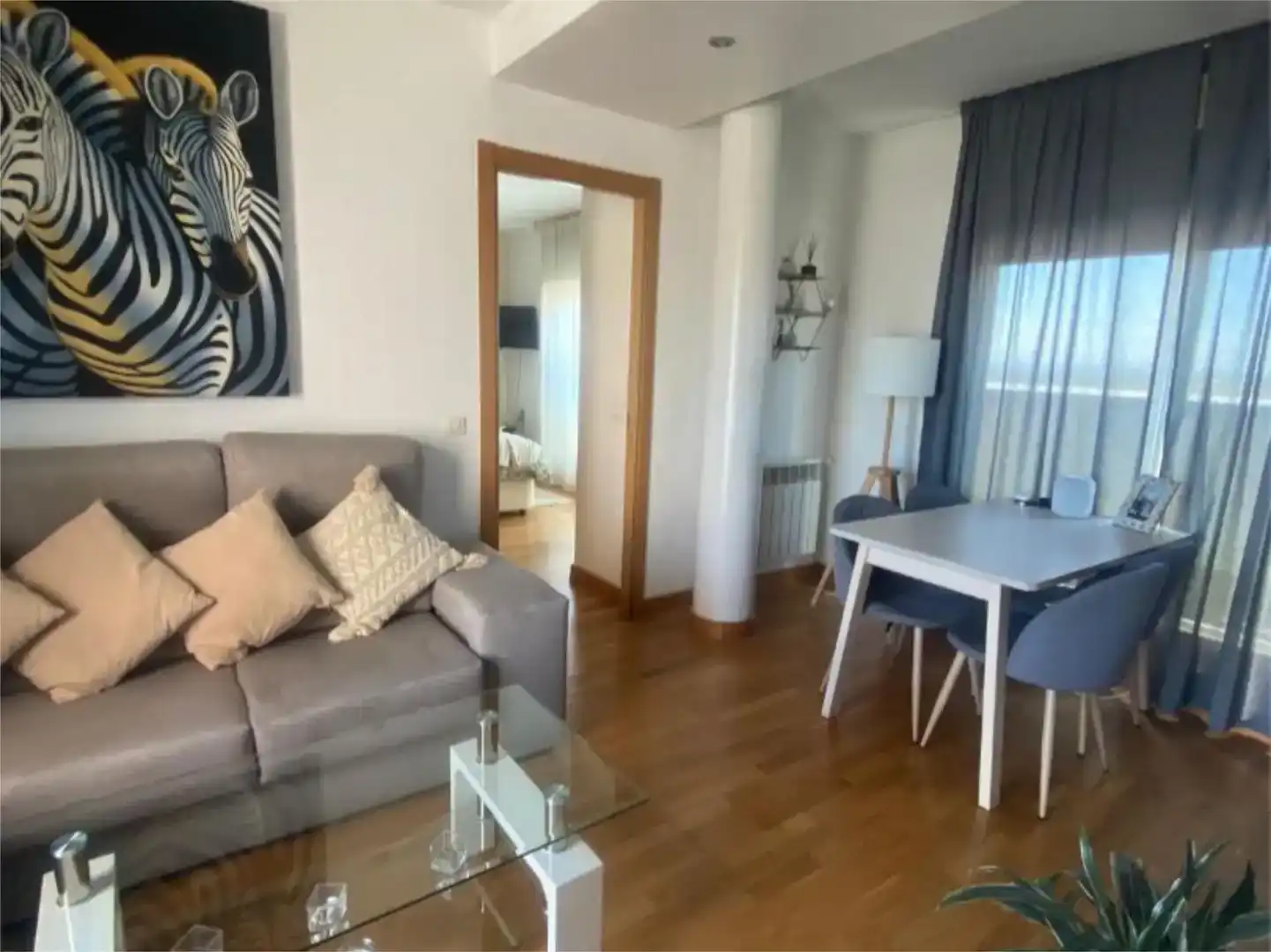Sala d'estar de Àtic en venda en  Madrid Capital amb Piscina i Balcó
