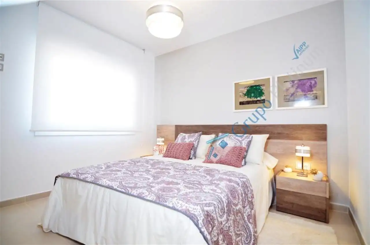 Bedroom of Detached homes for sale in Aspe  with Air Conditioner, Private garden and Swimming Pool