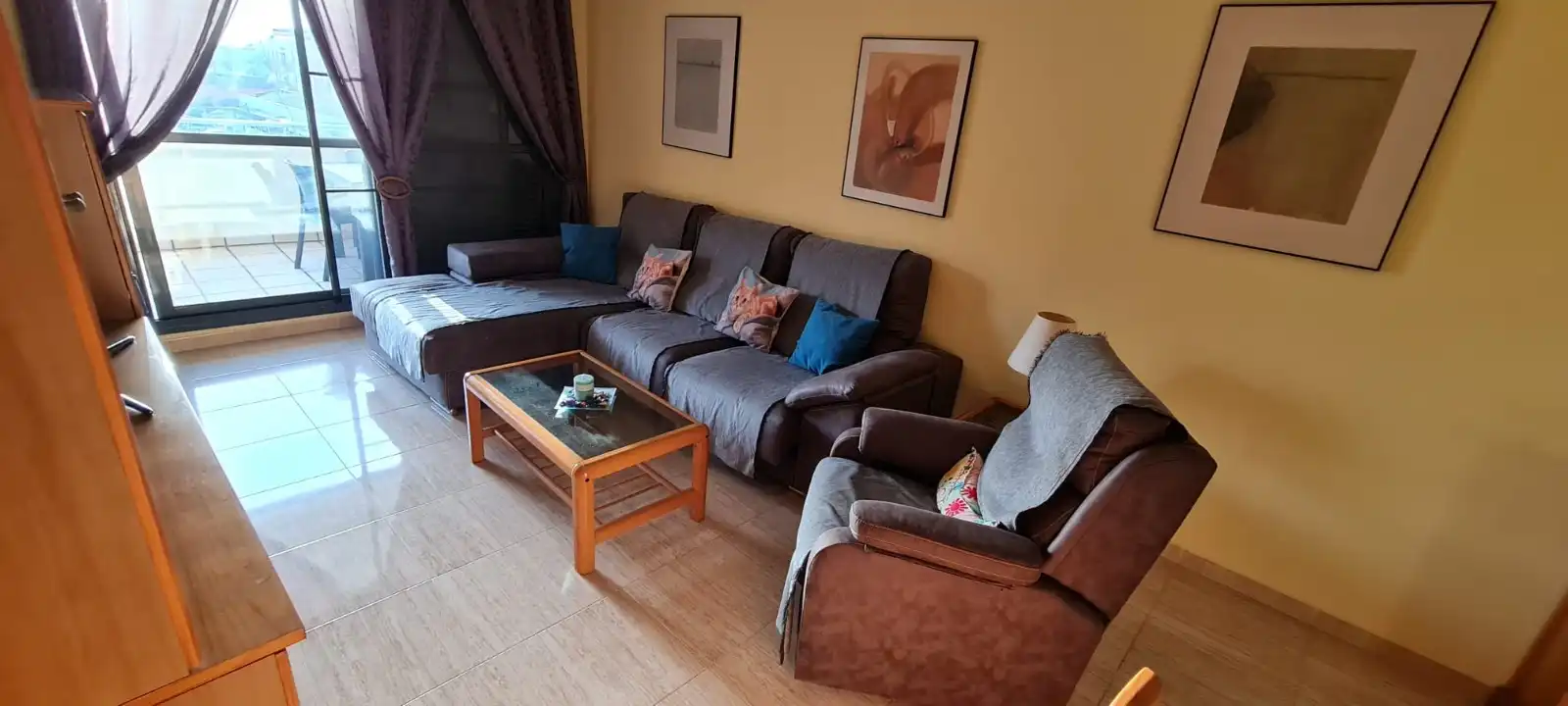 Living room of Flat for sale in Roquetas de Mar  with Terrace and Community pool