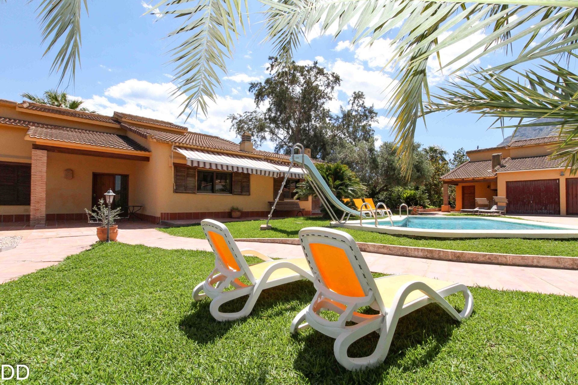 Jardí de Casa o xalet de lloguer en Dénia amb Aire condicionat, Calefacció i Jardí privat