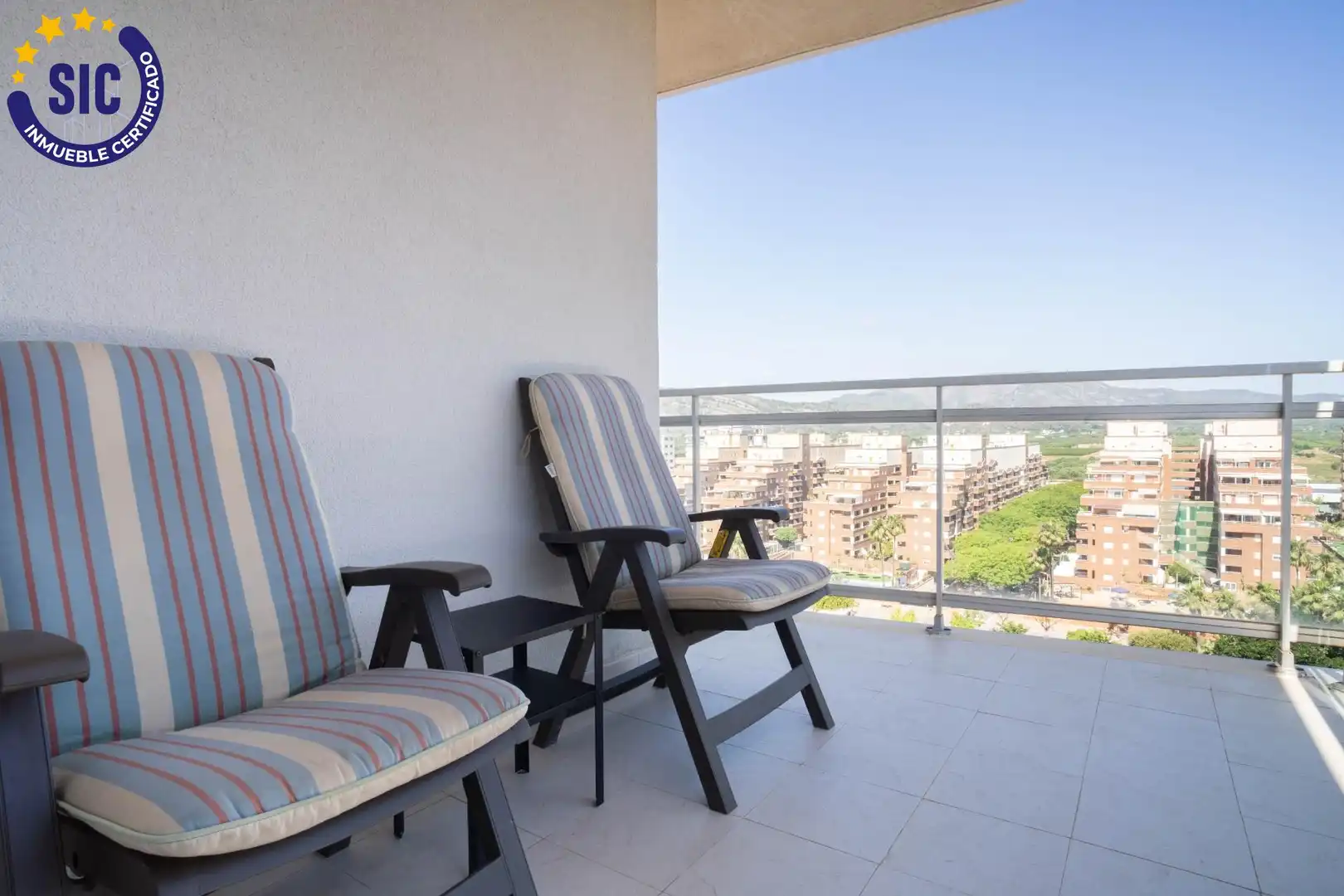Terrassa de Apartament en venda en Oropesa del Mar / Orpesa amb Aire condicionat, Jardí privat i Terrassa