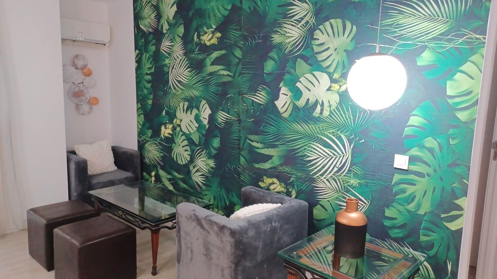 Living room of Flat to share in Alcalá de Henares  with Air Conditioner, Heating and Furnished