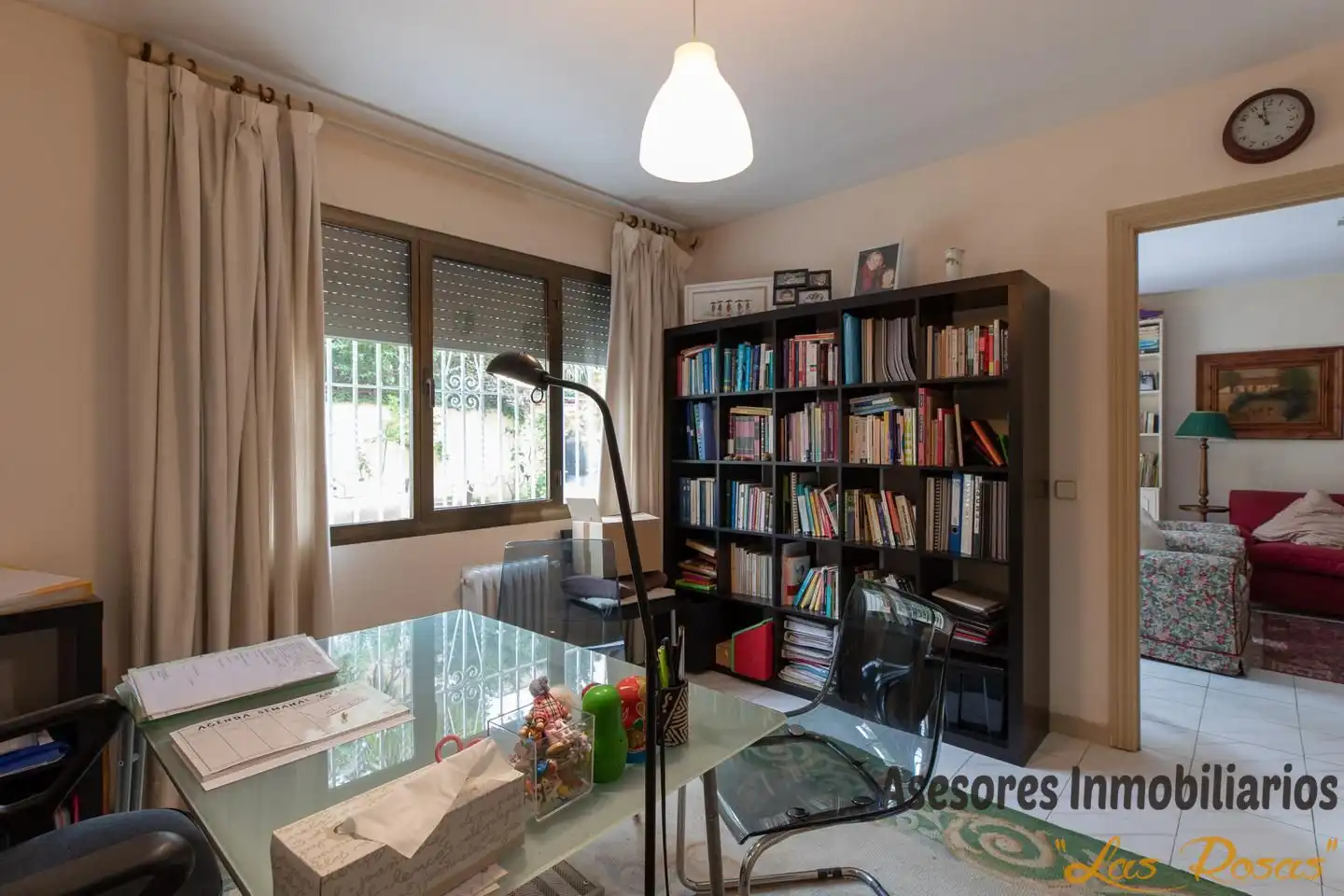 Esszimmer von Einfamilien-Reihenhaus zum Verkauf in Madrid mit Klimaanlage, Heizung und Privatgarten