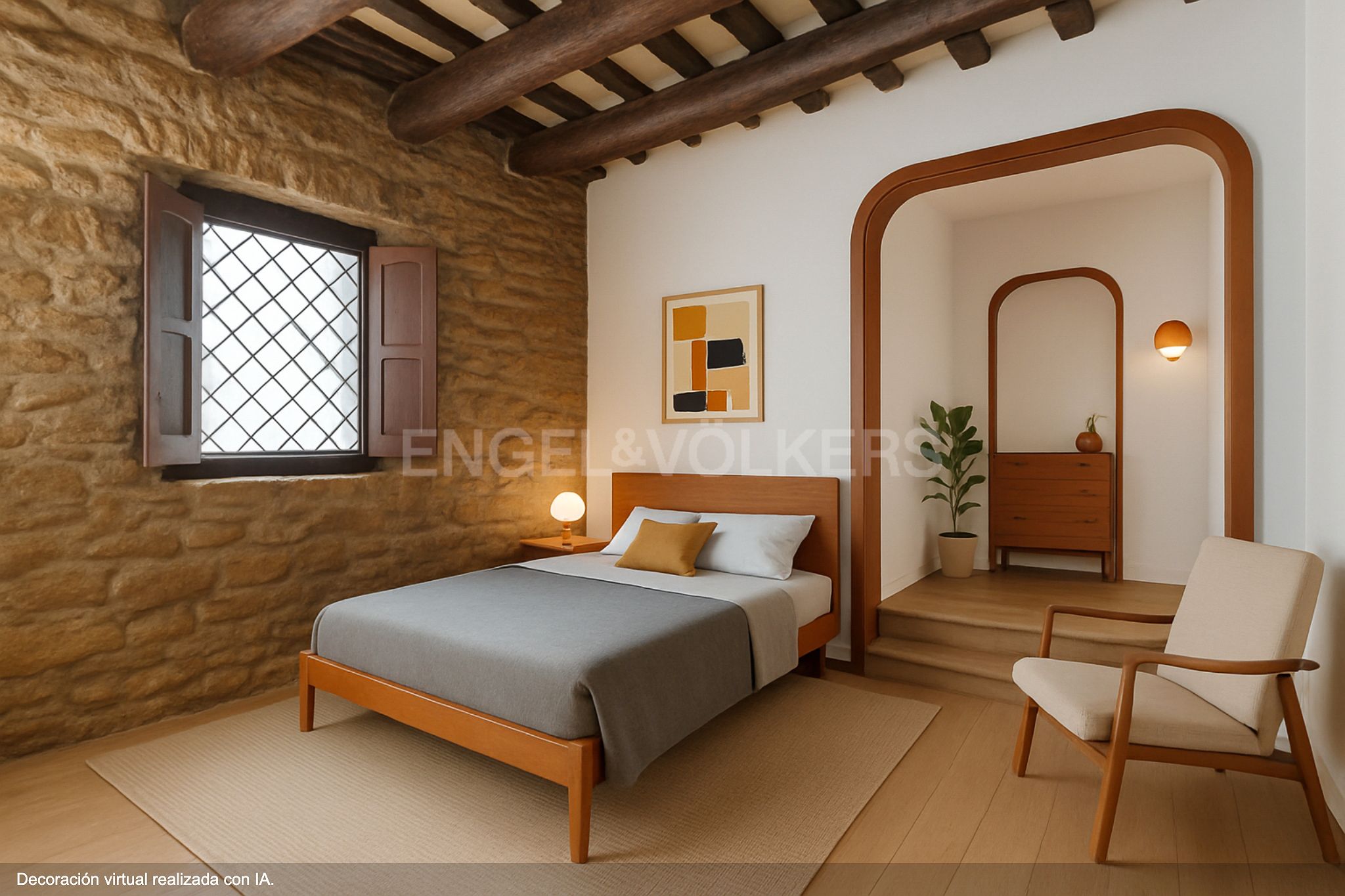 Bedroom of House or chalet for sale in  Barcelona Capital  with Air Conditioner, Heating and Storage room