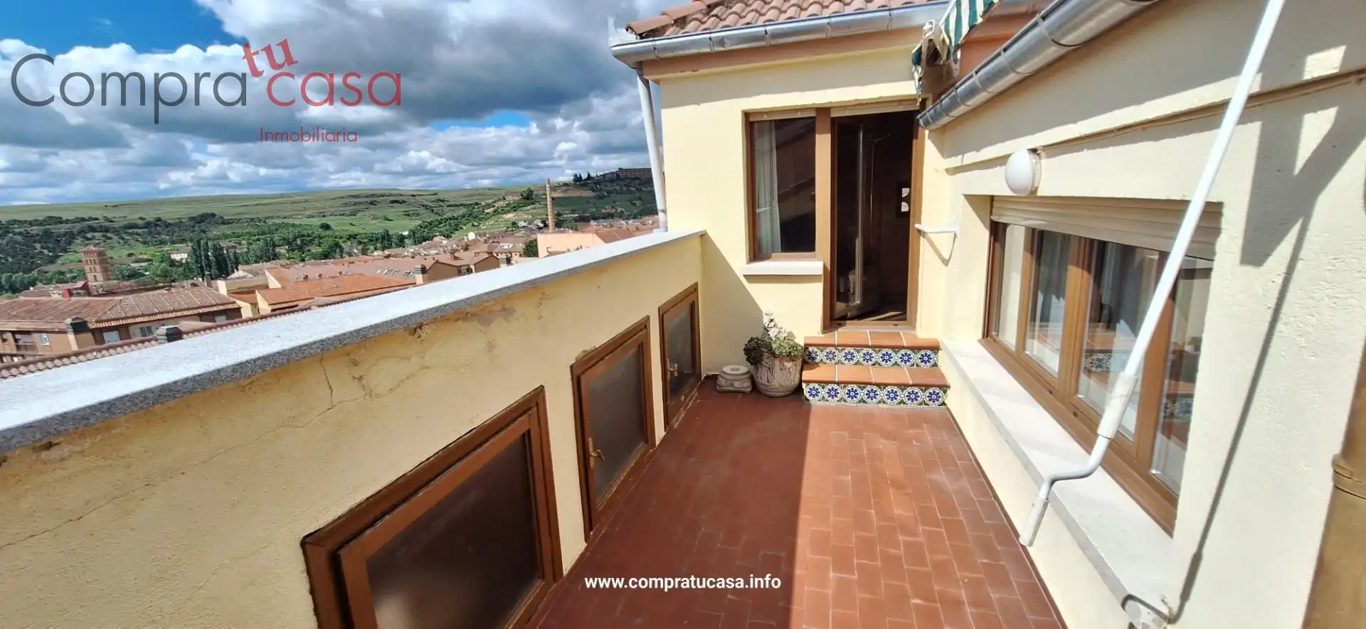 Terrace of Attic for sale in Segovia  with Heating, Parquet flooring and Terrace