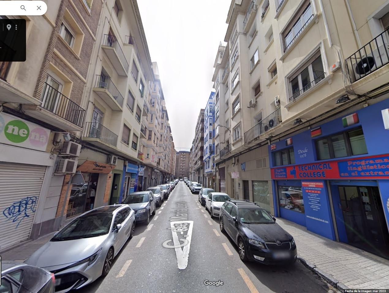 Vista exterior de Piso en venta en  Zaragoza Capital con Balcón