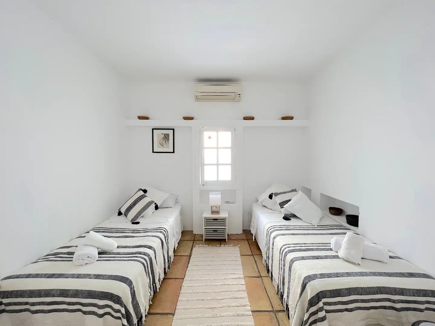 Bedroom of Houses for sale in Sant Antoni de Portmany  with Air Conditioner, Heating and Private garden