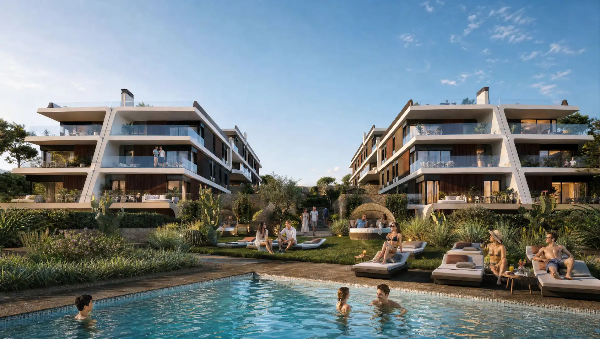 New build Flat with pool for sale in Via Augusta 119, imagen 2