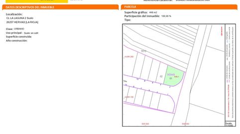 Parcela Residencial en venta en Hervias., imatge 3